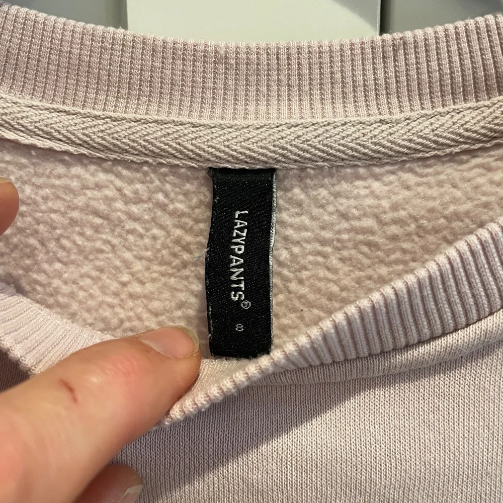 LazyPants pale pink sweatshirt girls size 8